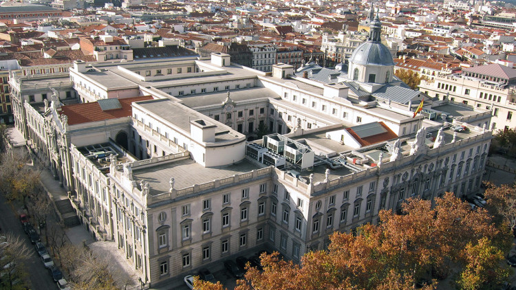 Panoràmica del Tribunal Suprem a Madrid. Viquipèdia