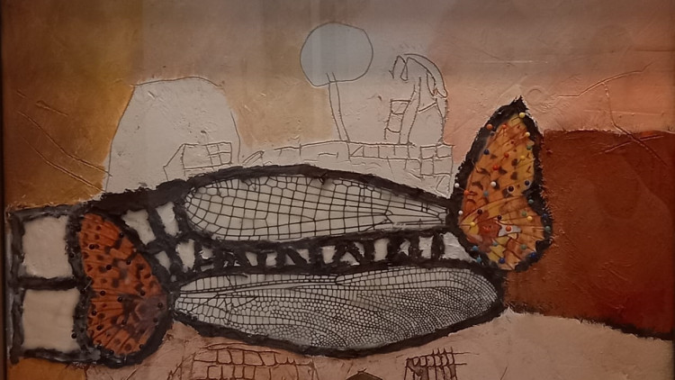 Obra de Josep Guinovart de la col·lecció Lluís Bassat