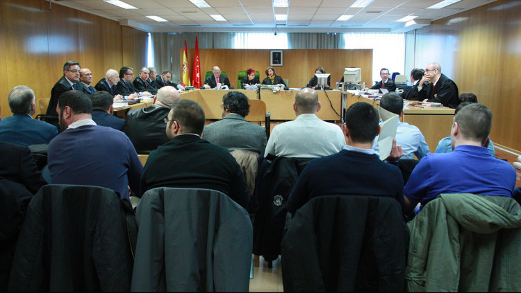 Els acusats per l'assalt a Blanquerna declaren davant el jutge. Agència Catalana de Notícies