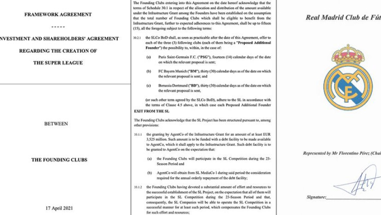 Uns documents interns posen al descobert que els inventors de la Superlliga ja n’havien concretat tots els detalls. Der Spiegel