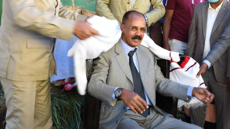 El dictador d’Eritrea, Isaias Afwerki. Der Spiegel