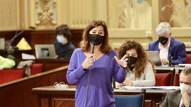 La presidenta de les Illes Balears, Francina Armengol, en una intervenció recent. Europa Press