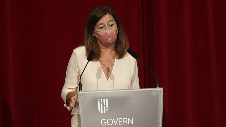 La presidenta de les Illes Balears, Francina Armengol, en una intervenció recent. Europa Press