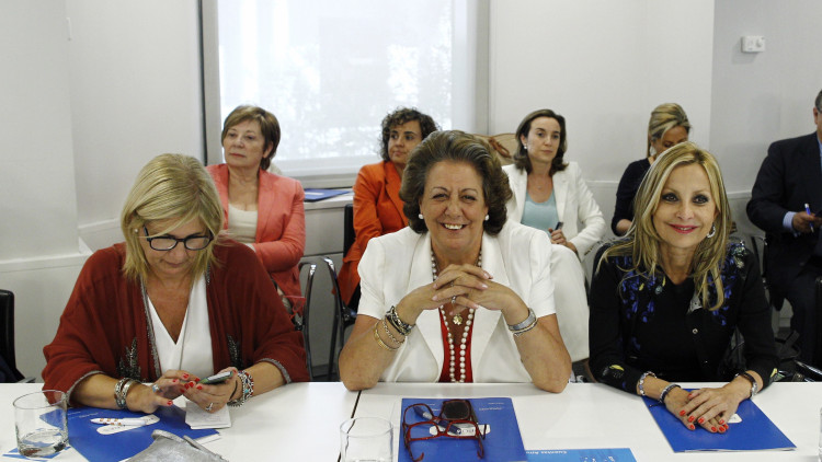 Rita Barberà al comitè executiu nacional del PP el 2015. Europa Press