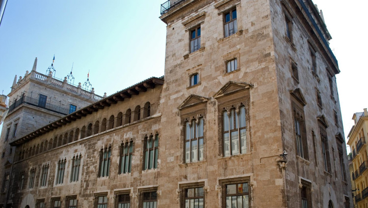 Façana de la Generalitat Valenciana| EL TEMPS