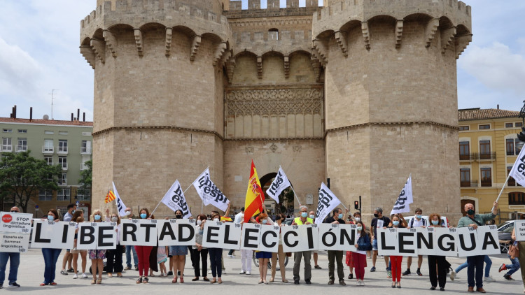 Concentració de Hablamos Español a València| Hablamos Español