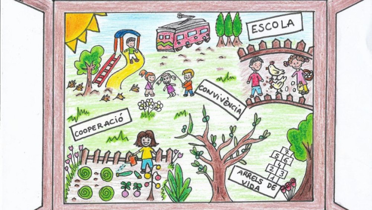 Dibuix elaborat pels alumnes de La Nostra Escola Comarcal| Nostra Escola Comarcal 