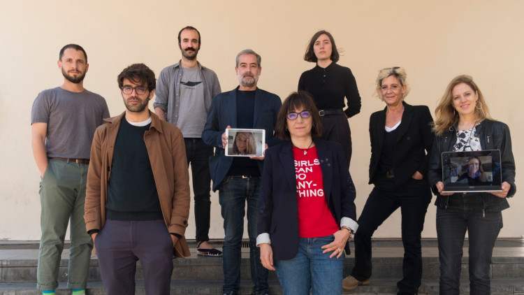 Els membres de la candidatura de Judith Colell