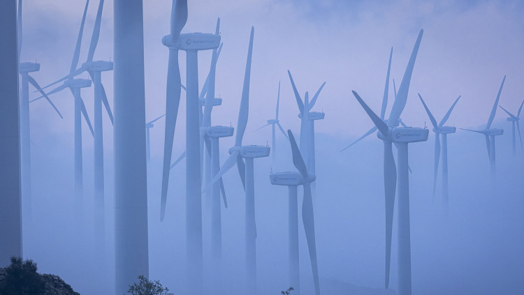 Al nord del País Valencià hi ha actualment 263 aerogeneradors. Als Ports es genera el 28,8% de l’energia eòlica.. Miguel Lorenzo