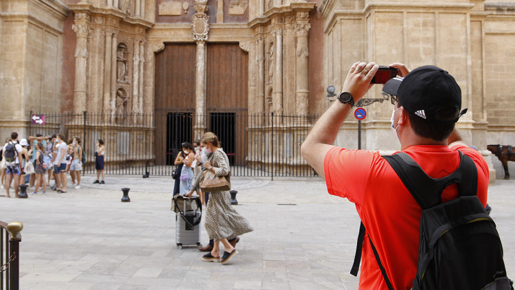 Turistes a Palma. Isaac Buj