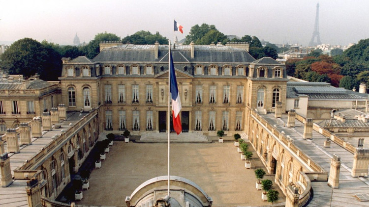Imatge del palau de l'Elisi a París, des del final del segle XIX residència oficial del president de la República francesa