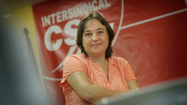 Isabel Pallarés. Jordi Play / Intersindical