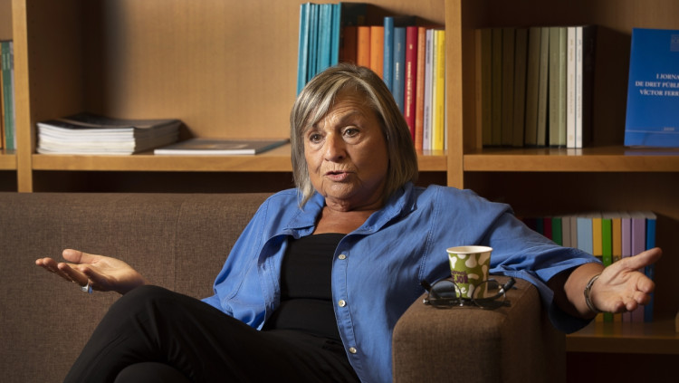 M. Teresa Cabré prendrà possessió del càrrec de presidenta de l'IEC l'1 de setembre. JORDI PLAY