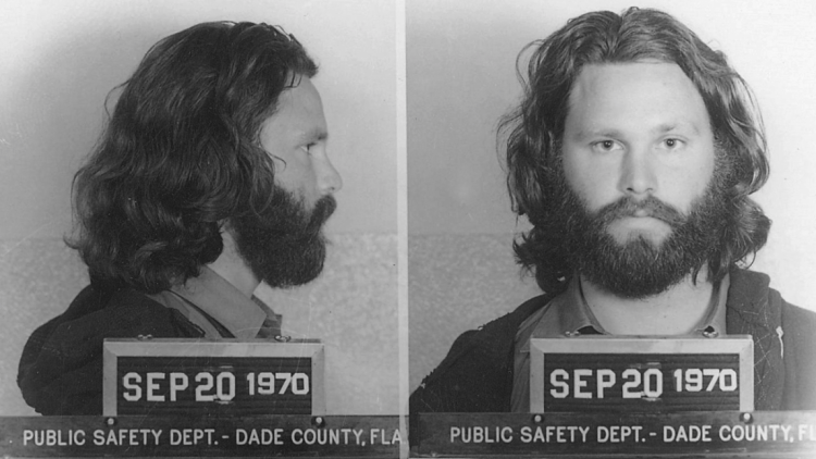 Fitxa policial de Jim Morrison