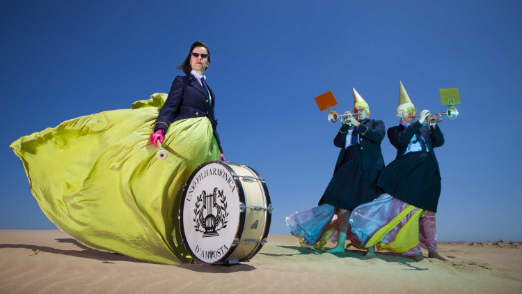 Lucia Herrero per al Temps de les Arts, Unió Filharmònica d’ Amposta, Delta de l'Ebre, 2021