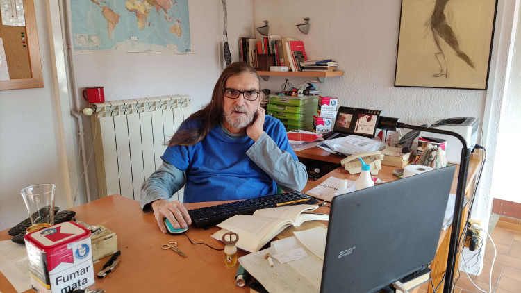 L'autor d''El primer emperador i la reina Lluna', Jordi Cussà. Agència Catalana de Notícies