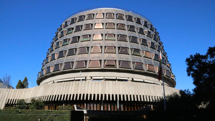 Imatge exterior del Tribunal Constitucional. Agència Catalana de Notícies
