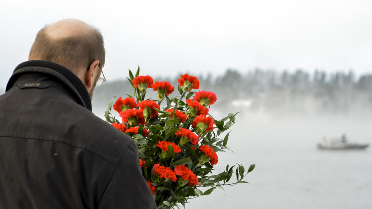 Homenatge als assassinats a l'illa d'Utøya el 22 de juliol de 2011. Flickr