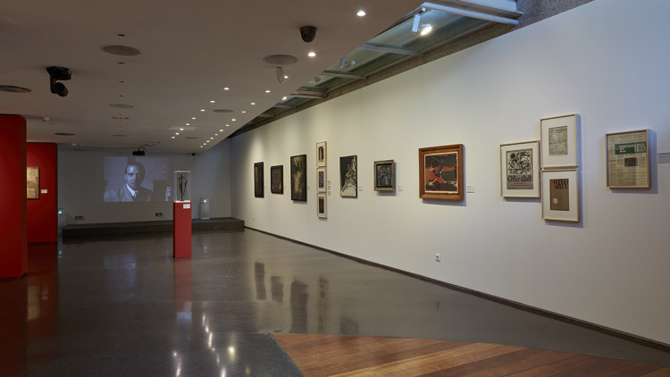 Vista de l’exposició de Cirlot