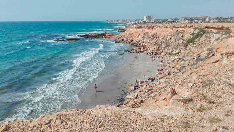 Estampa d'una de les platges del litoral d'Oriola (Baix Segura)| Oriola Costa