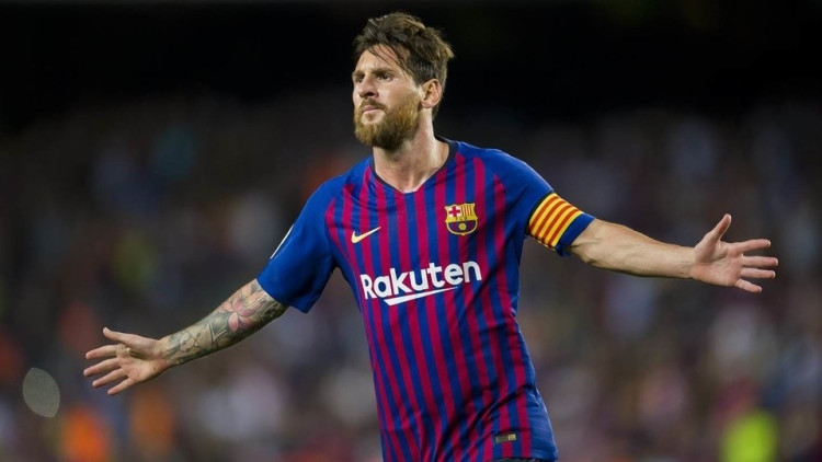 Messi celebra un gol amb el Barça. Europa Press