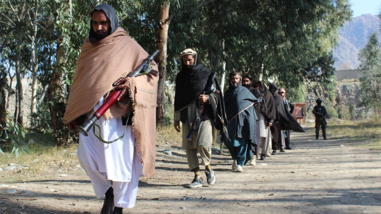Talibans afgans en una foto d'arxiu a la zona de Kunar. EUROPAPRESS / HANDOUT / EMRAN WAAK / XINHUA NEWS /