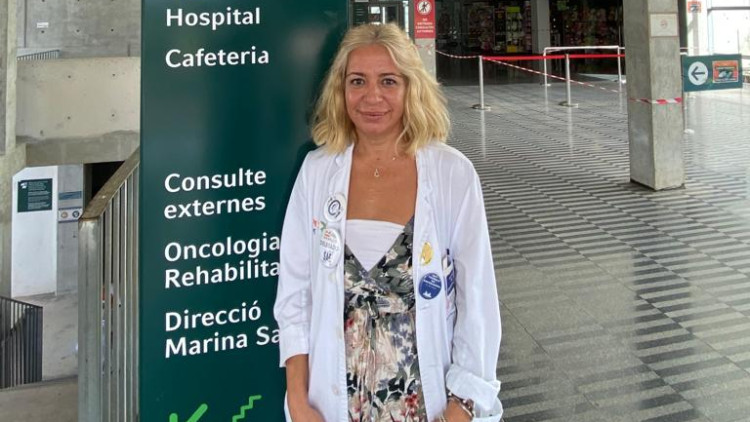 Mari Carmen Sanchis, vicepresidenta del Comitè d'Empresa de Marina Salud