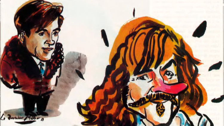 Jean Paül Belmondo, retrat al costat de Cyrano de Bergerac. Arxiu EL TEMPS