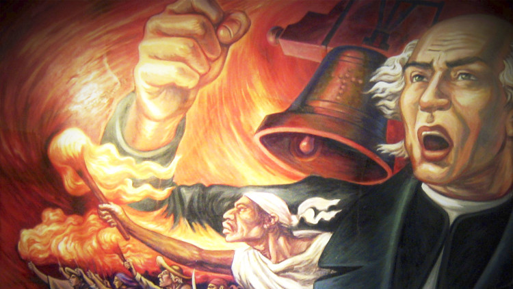 El moviment independentista mexicà s’inicià la nit del 15 al 16 de setembre de 1810 amb el Grito de Dolores del capellà Miguel Hidalgo y Costilla.