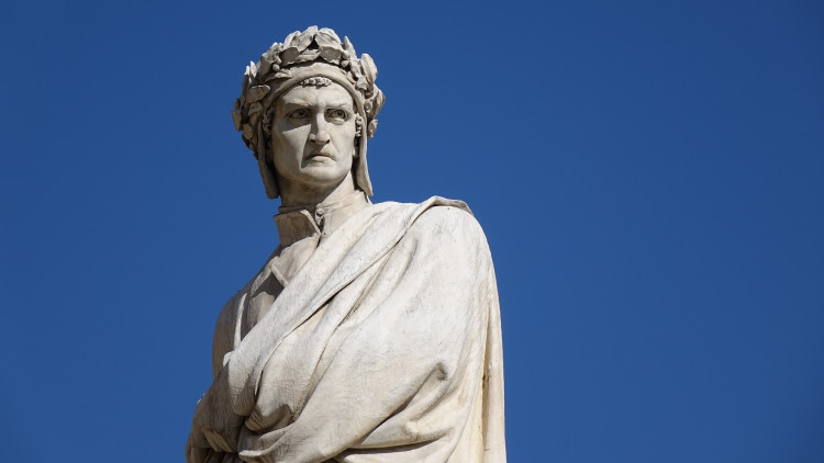 Dante Alighieri representat a Florència. Pixabay