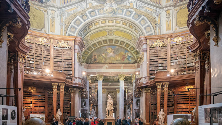 Biblioteca Nacional d’Àustria, en l’antic palau Imperial