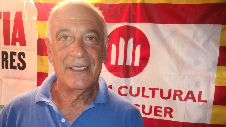 Esteve Campus, president d'Òmnium Cultural a l'Alguer