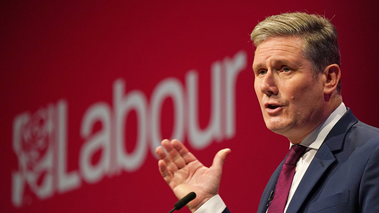 Keir Starmer en un acte del Labour Party. Europa Press
