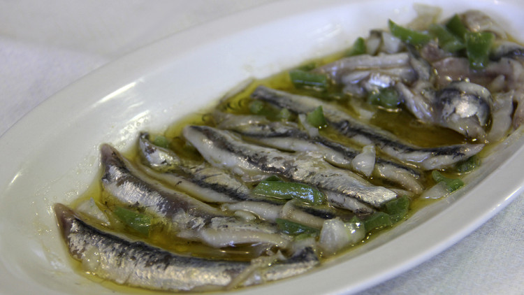 Anxoves a la vinagreta. Flickr
