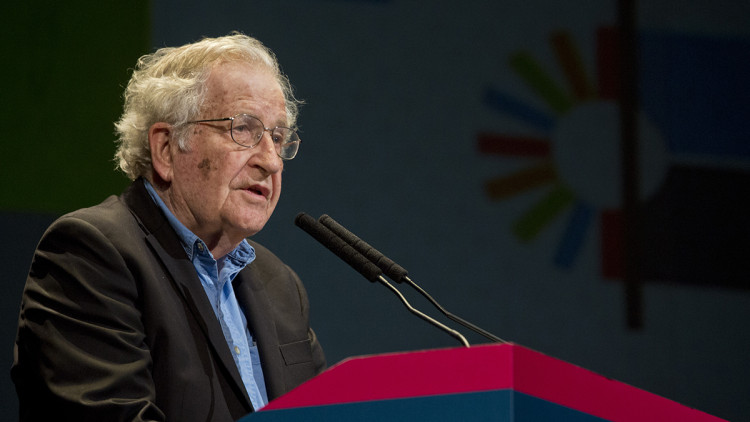 L'intel·lectual nord-americà Noam Chomsky serà un dels participants (a distància) en el Congrés per la Pau. Flickr