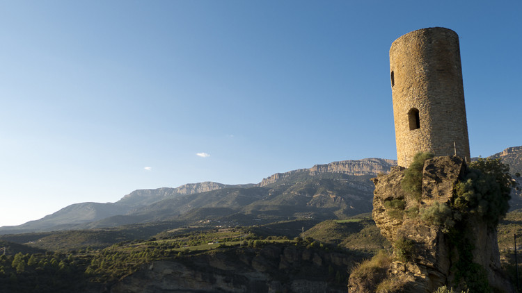 Torre de l'antic castell (Baronia de Sant Oïsme). Eliseu T. Climent