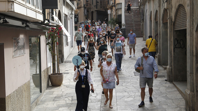Creuristes per Palma. Europa Press