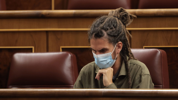 El diputat inhabilitat d'Unides Podem, Alberto Rodríguez. Europa Press