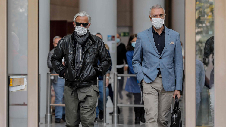 L'exgerent d'Imelsa Marcos Benavent i l'advocat Juan Carlos Navarro a la Ciutat de la Justícia| Europa Press/Robert Solsona