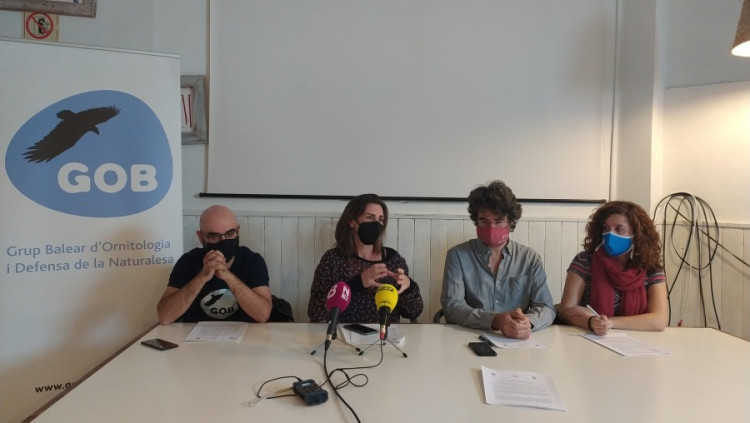 El GOB presenta la ILP en roda de premsa. Europa Press