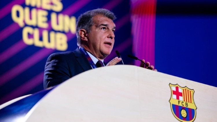 Joan Laporta a l'assemblea de compromissaris del Futbol Club Barcelona. Europa Press