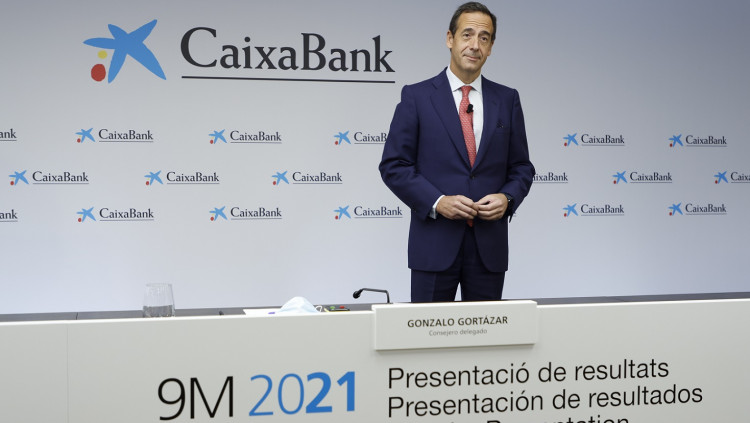 El conseller delegat de CaixaBank, Gonzalo Gortázar