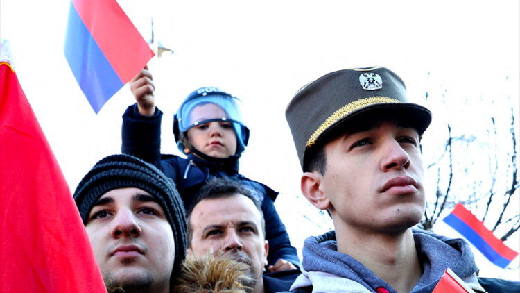 Serbis de Bòsnia es manifesten a Banja Luka, capital de la República de Srpska. Der Spiegel