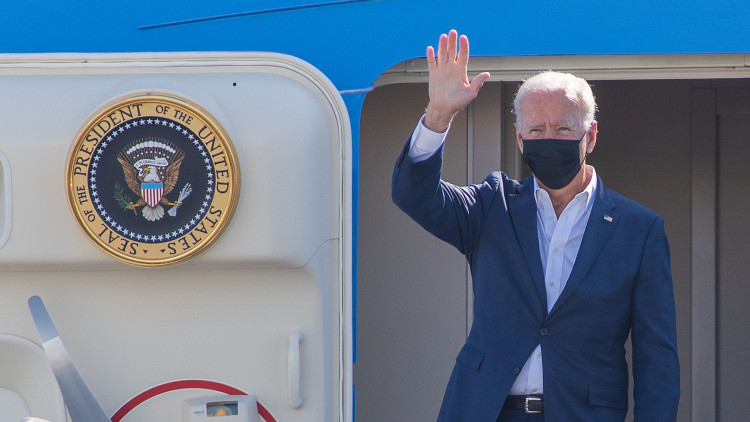 Joe Biden aterra a Califòrnia. Europa Press
