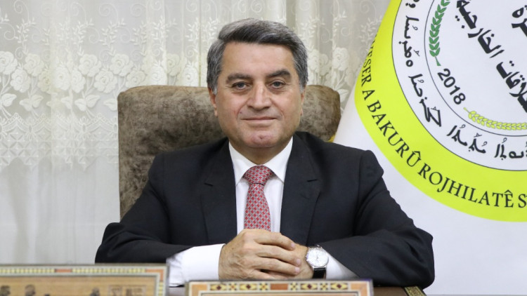 Abdulkarim Omar, cocap de la Comissió de Relacions Exteriors de l’Administració Autònoma del Nord i l’Est de Síria (AANES). Cedida per AANES