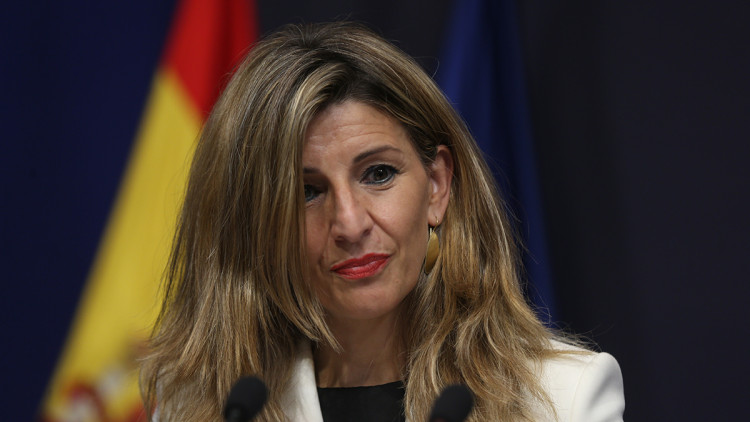 La vicepresidenta espanyola Yolanda Díaz. Europa Press