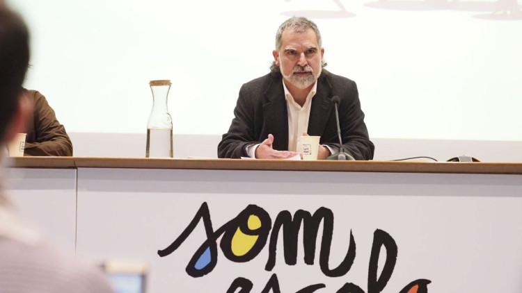 Jordi Cuixart, president d'Òmnium Cultural. Òmnium Cultural
