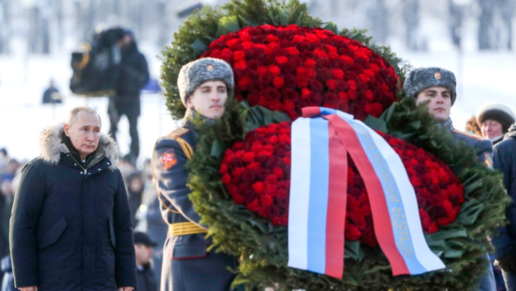 Putin participa, al gener de 2019, en l'acte oficial per commemorar el 75è aniversari de l'alliberament de Leningrad. Europa Press