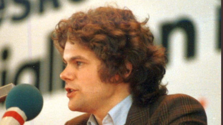 Olaf Scholz als anys vuitanta. Der Spiegel