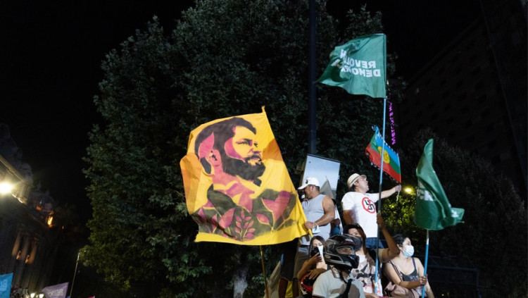 Votants de Gabriel Boric celebren el triomf electoral. Europa Press